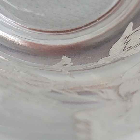 (2) Vtg Libby Glass Rose Bouquet Tumbler - Picture 11 of 14